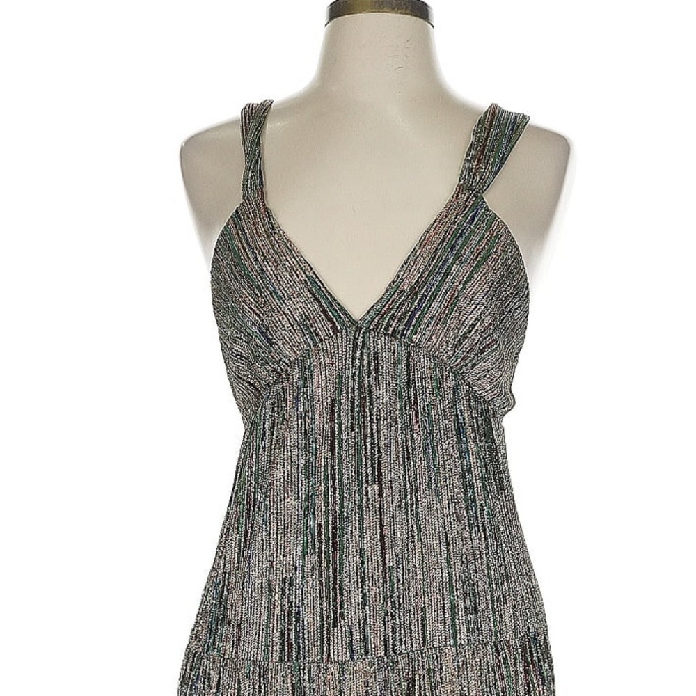 ba&sh Metallic Striped Maxi Dress